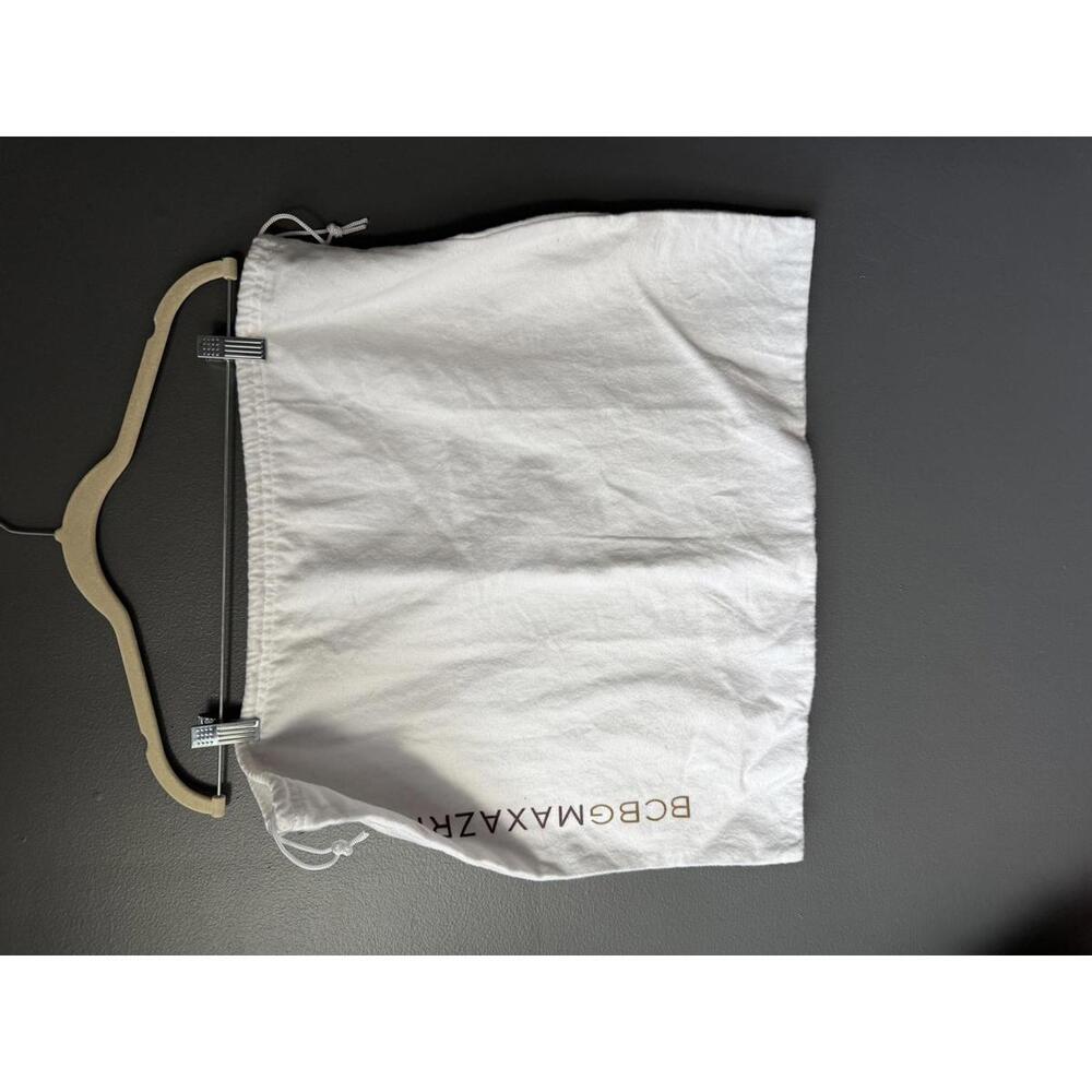 BCBGMAXAZRIA White Drawstring Dust Bag